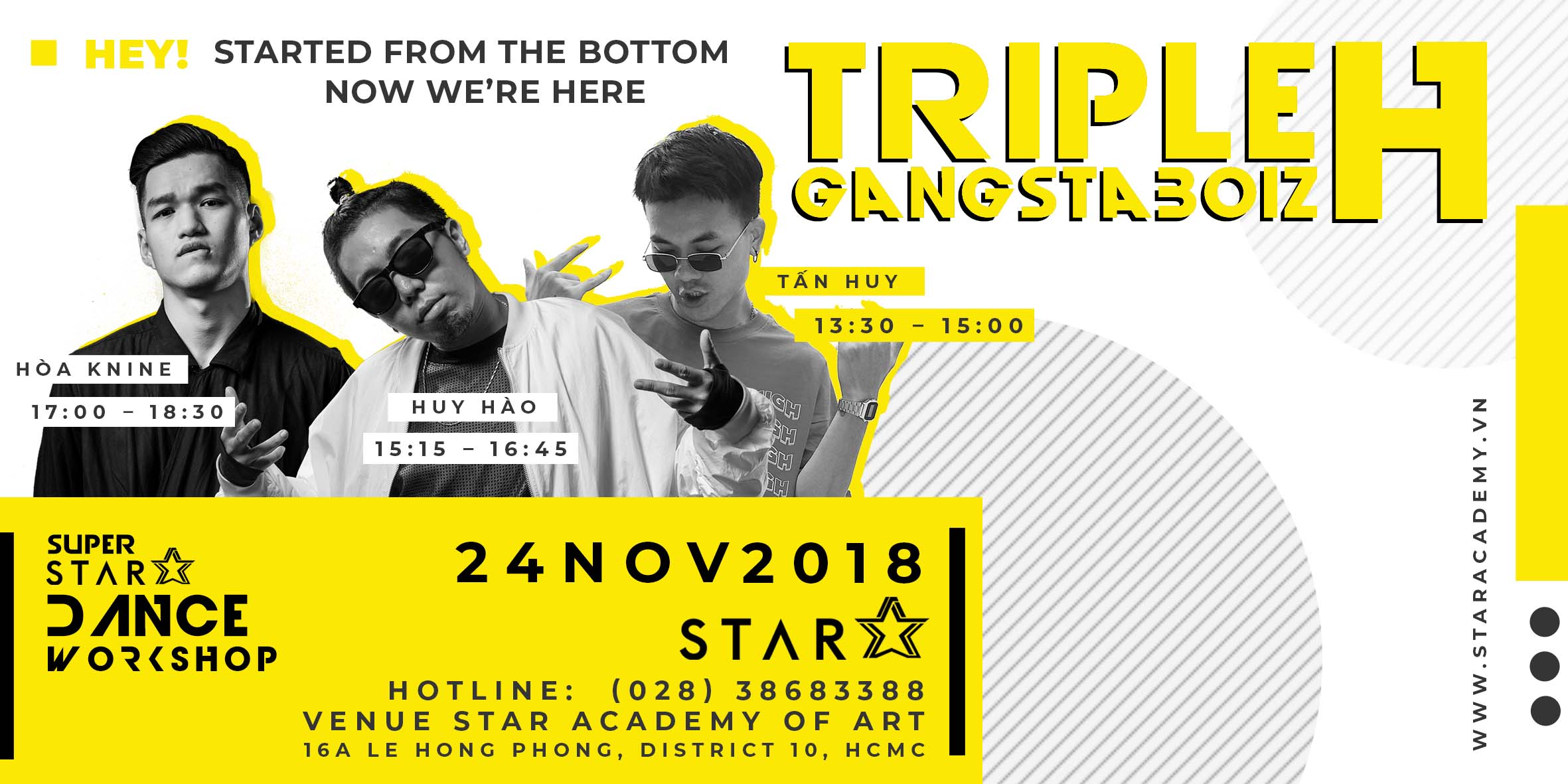 Super Star Dance Workshop Triple H - Gangsta Boiz 24/11/2018